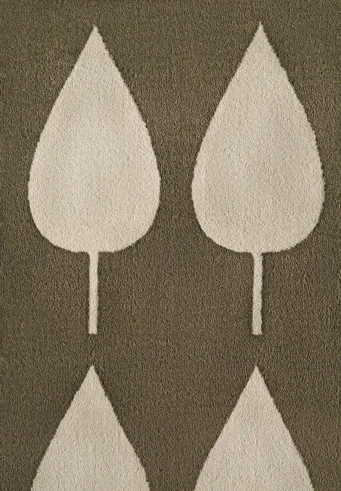 Kindervloerkleed - Lovely Leaves Groen/Beige Kindervloerkleed - Lovely Leaves Groen/Beige