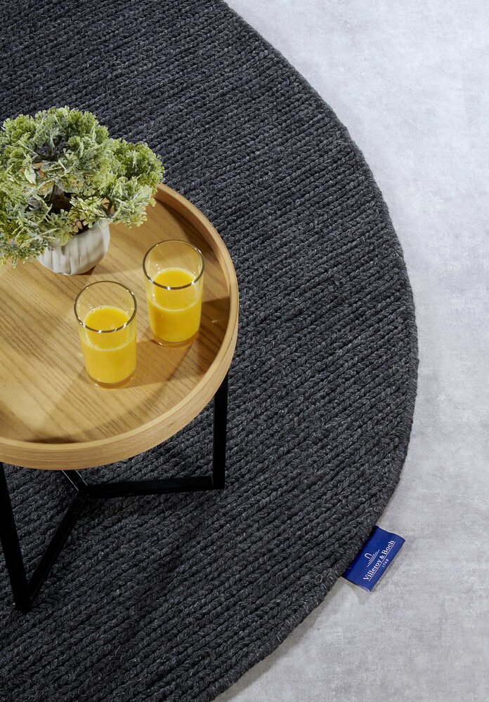 Ovaal wollen vloerkleed - Francois Antraciet Ovaal wollen vloerkleed - Francois Antraciet