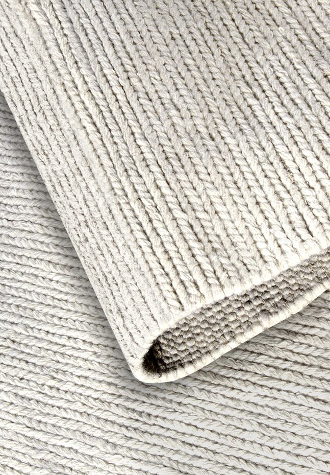 Wollen vloerkleed - Francois Wit/Crème Wollen vloerkleed - Francois Wit/Crème