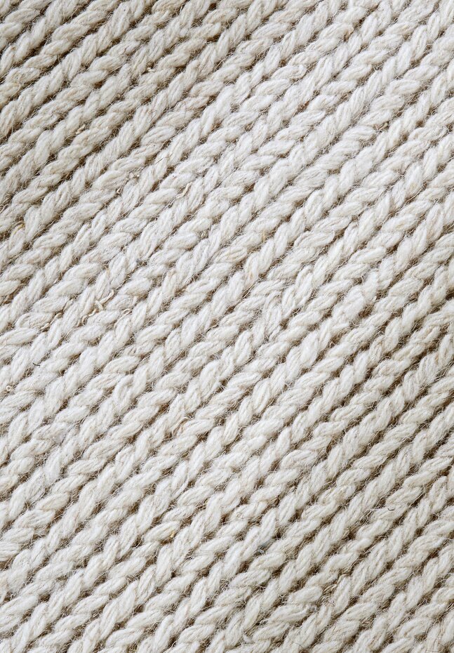 Wollen vloerkleed - Francois Wit/Crème Wollen vloerkleed - Francois Wit/Crème