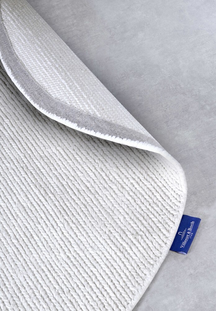 Ovaal wollen vloerkleed - Francois Wit/Crème Ovaal wollen vloerkleed - Francois Wit/Crème