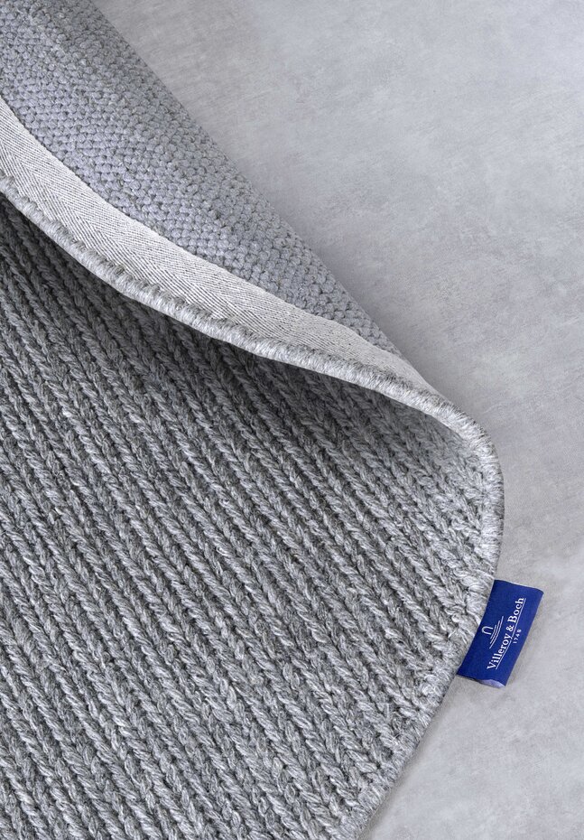 Ovaal wollen vloerkleed - Francois Grijs Ovaal wollen vloerkleed - Francois Grijs