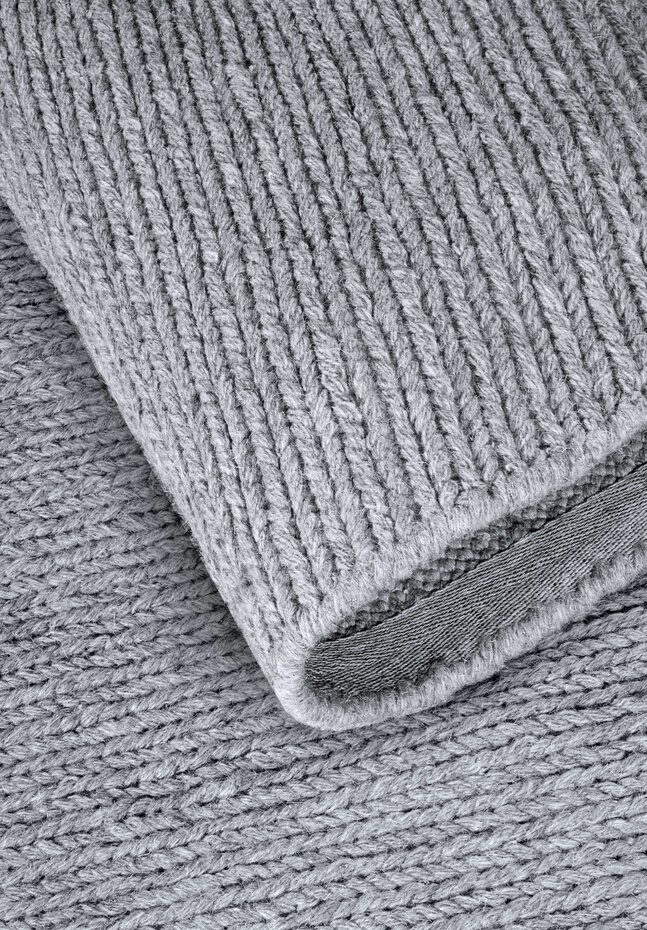 Ovaal wollen vloerkleed - Francois Grijs Ovaal wollen vloerkleed - Francois Grijs