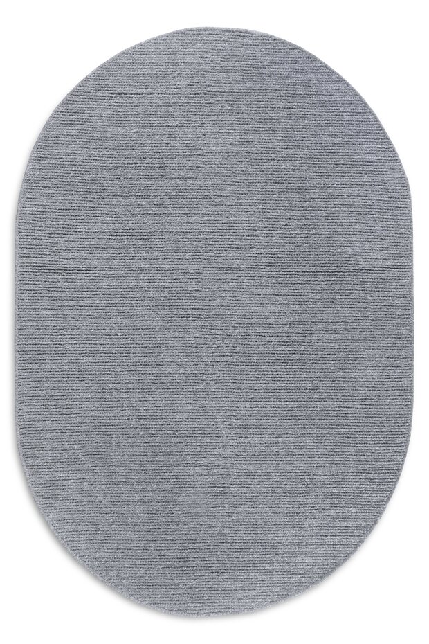 Ovaal wollen vloerkleed - Francois Grijs Ovaal wollen vloerkleed - Francois Grijs