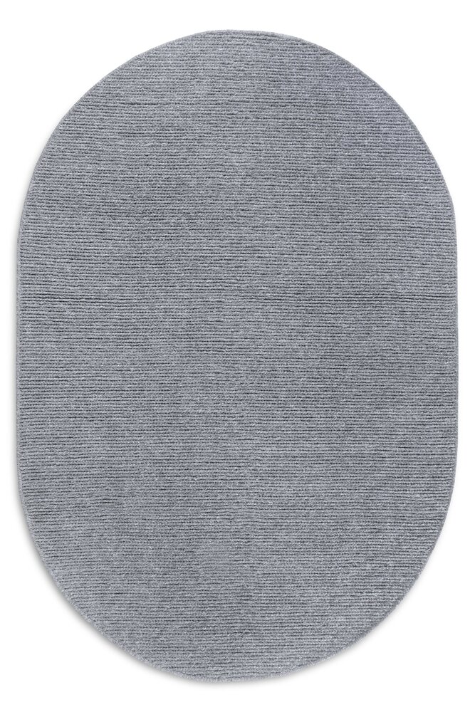 Ovaal wollen vloerkleed - Francois Grijs Ovaal wollen vloerkleed - Francois Grijs