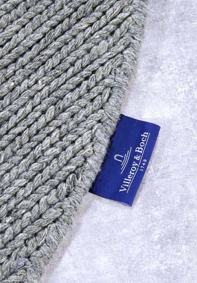 Ovaal wollen vloerkleed - Francois Grijs Ovaal wollen vloerkleed - Francois Grijs