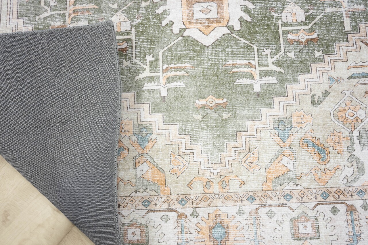 Vintage vloerkleed - Burano Groen/Terra Vintage vloerkleed - Burano Groen/Terra