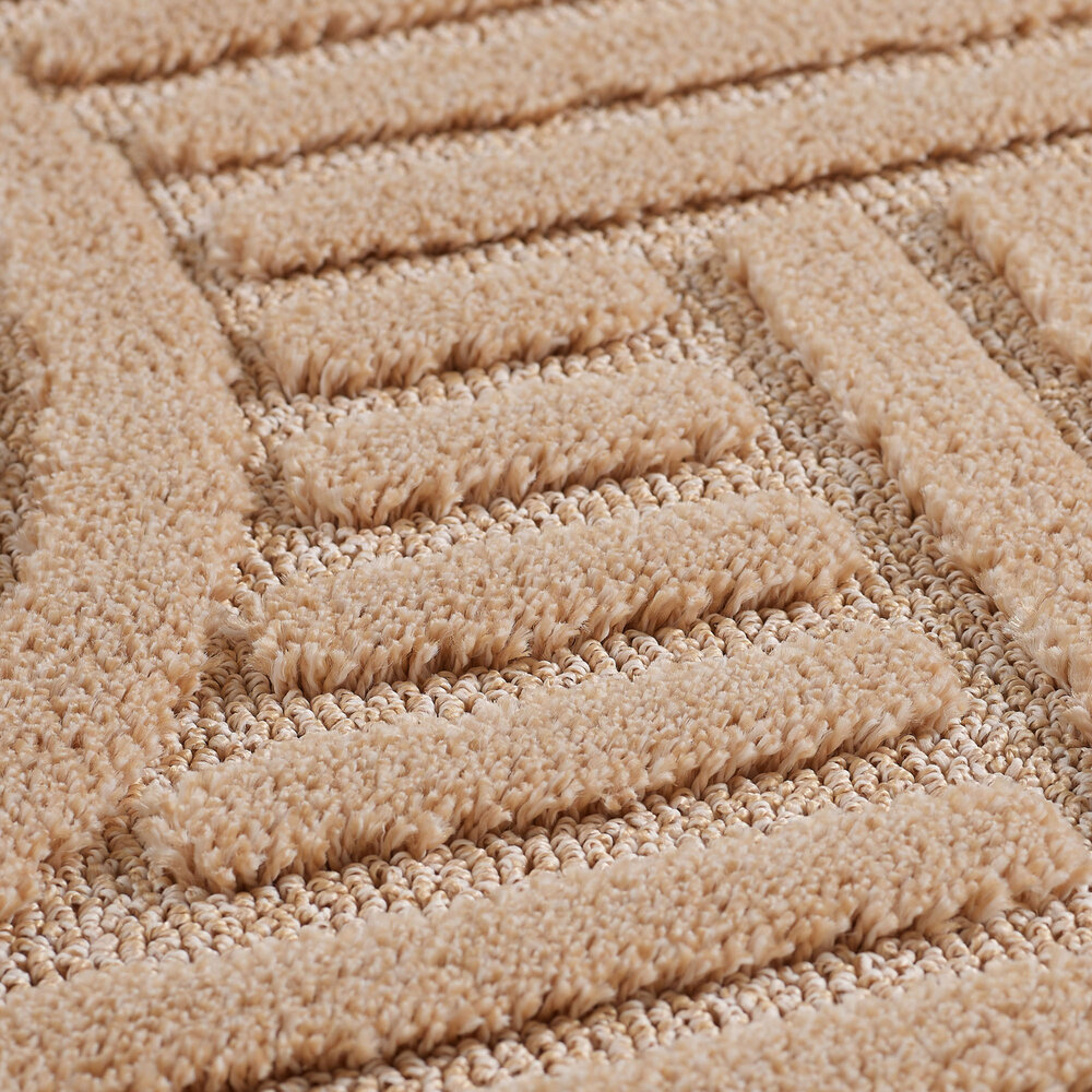 Rond Japandi vloerkleed - Arte Roze