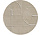 Rond Japandi vloerkleed - Arte Beige