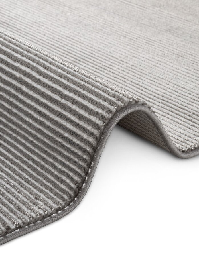 Gestreept vloerkleed - Perles Antraciet/Crème Gestreept vloerkleed - Perles Antraciet/Crème