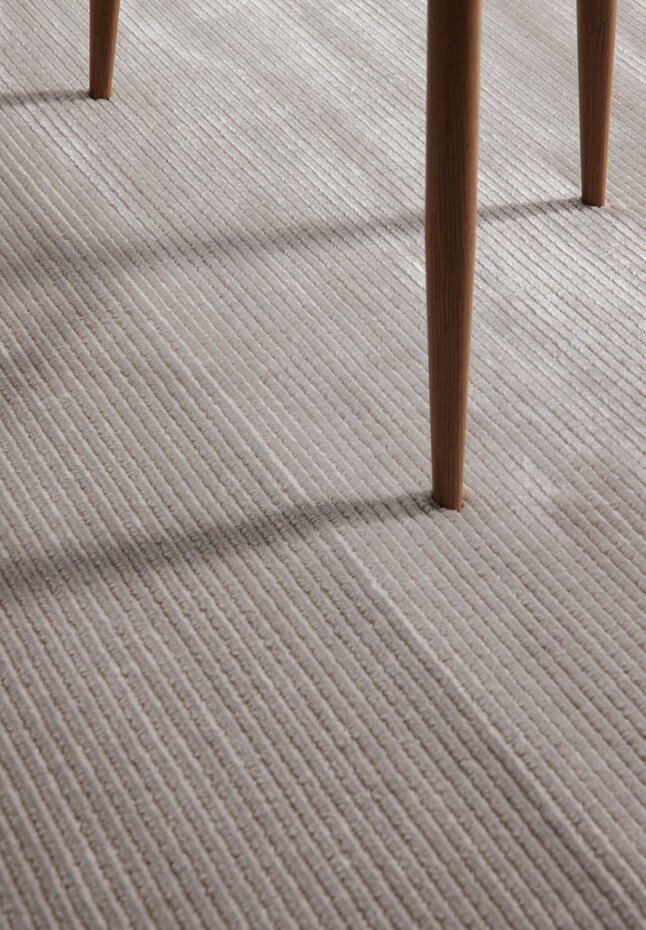 Elle Decoration - Perles laagpolig vloerkleed - Creme / Grijs Elle Decoration - Perles laagpolig vloerkleed - Creme / Grijs