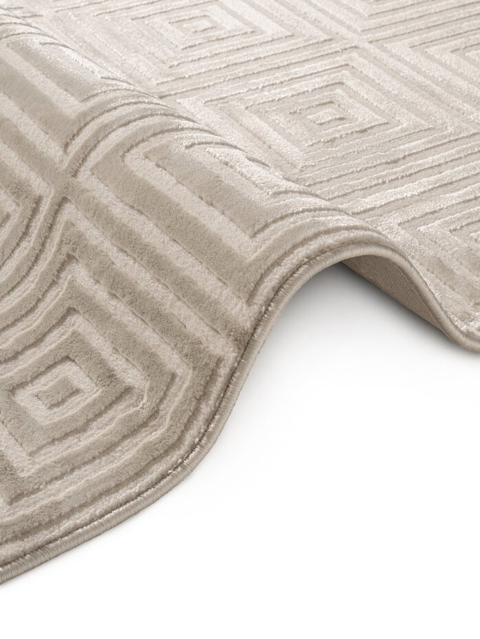 Elle Decoration - Perles laagpolig Tourmaline vloerkleed - Wit / Creme Elle Decoration - Perles laagpolig Tourmaline vloerkleed - Wit / Creme