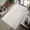 Binnen & Buiten vloerkleed - Zora Tribal Design - Creme
