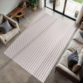 Binnen & Buiten vloerkleed - Zora Arc Design - Creme