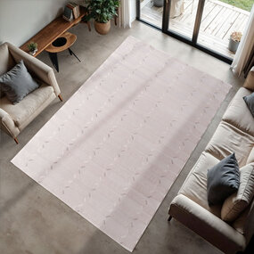 Binnen & Buiten vloerkleed - Zora Minimal Layers - Creme