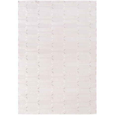 Binnen & Buiten vloerkleed - Zora Minimal Layers - Creme
