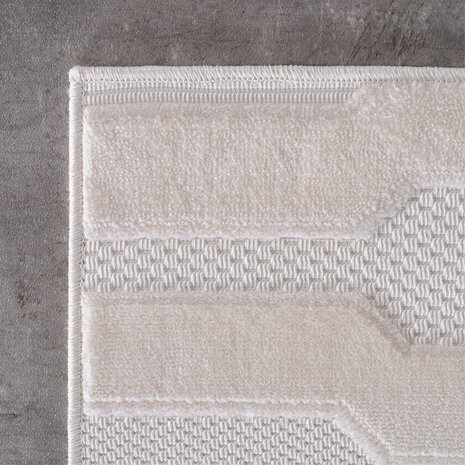 Binnen & Buiten vloerkleed - Zora Minimal Layers - Creme
