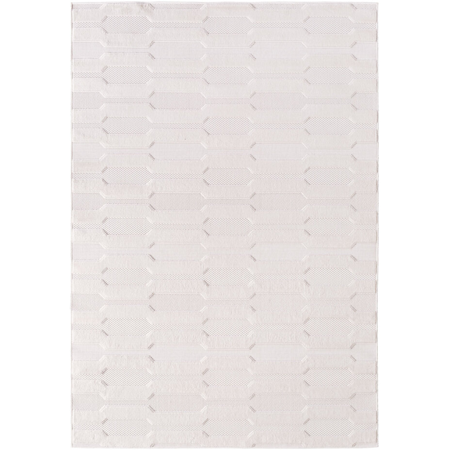 Binnen & Buiten vloerkleed - Zora Minimal Layers - Creme Binnen & Buiten vloerkleed - Zora Minimal Layers - Creme