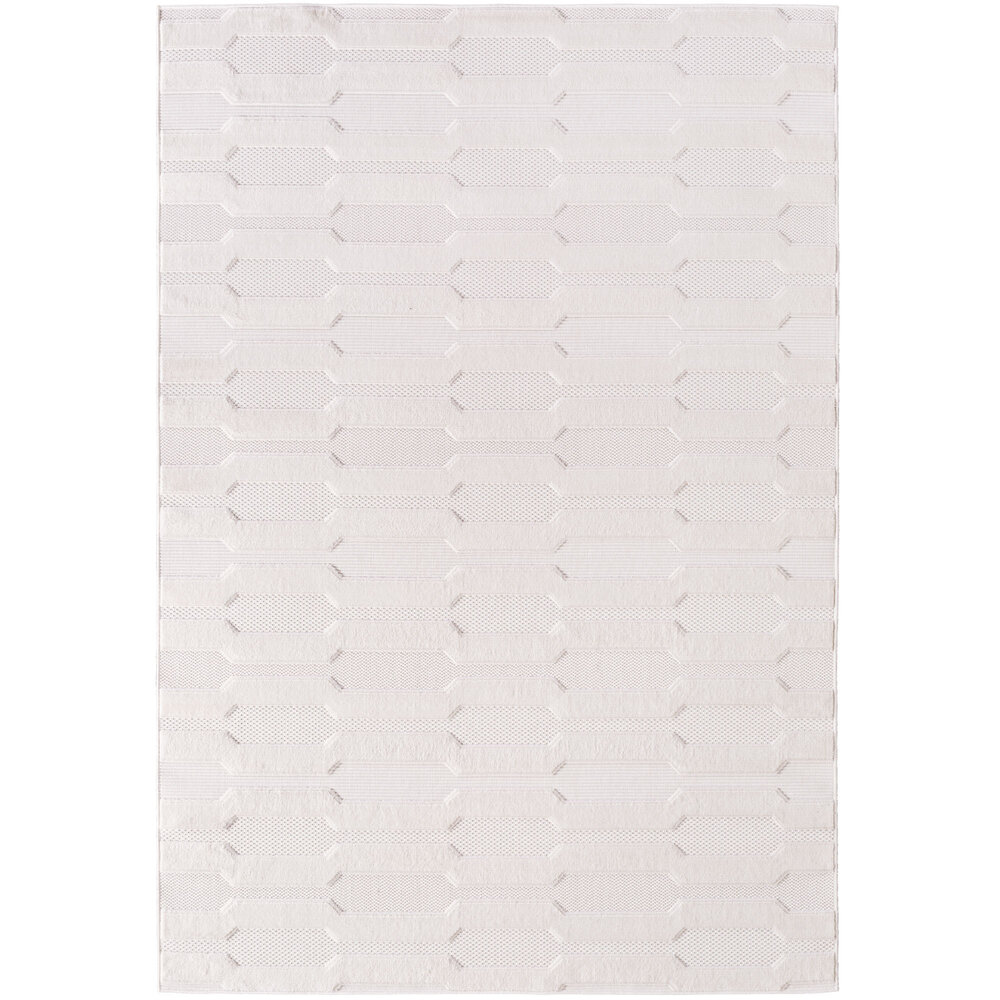 Binnen & Buiten vloerkleed - Zora Minimal Layers - Creme Binnen & Buiten vloerkleed - Zora Minimal Layers - Creme