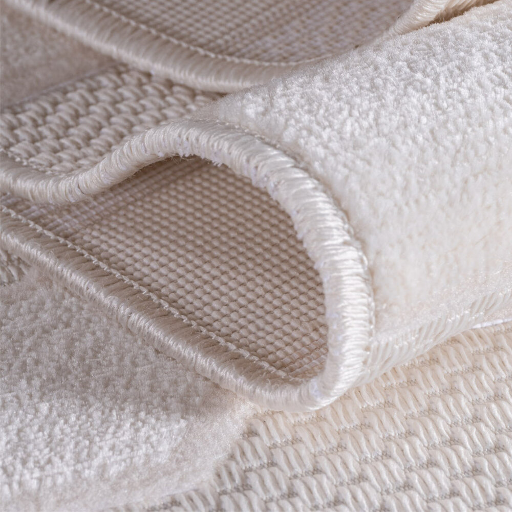 Binnen & Buiten vloerkleed - Zora Minimal Layers - Creme Binnen & Buiten vloerkleed - Zora Minimal Layers - Creme