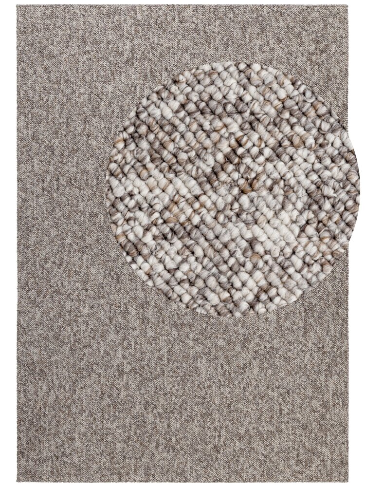 Laagpolig vloerkleed - Rocco Bolletjes Taupe/Multi