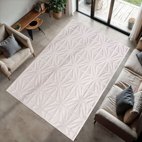 Binnen & Buiten vloerkleed - Zora Starburst - Creme