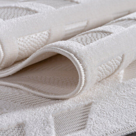 Binnen & Buiten vloerkleed - Zora Starburst - Creme