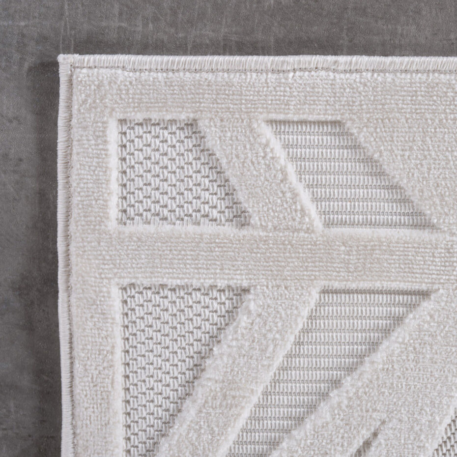 Binnen & Buiten vloerkleed - Zora Starburst - Creme