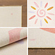 Kindervloerkleed - Bloemen en Zon - Creme Kindervloerkleed - Bloemen en Zon - Creme