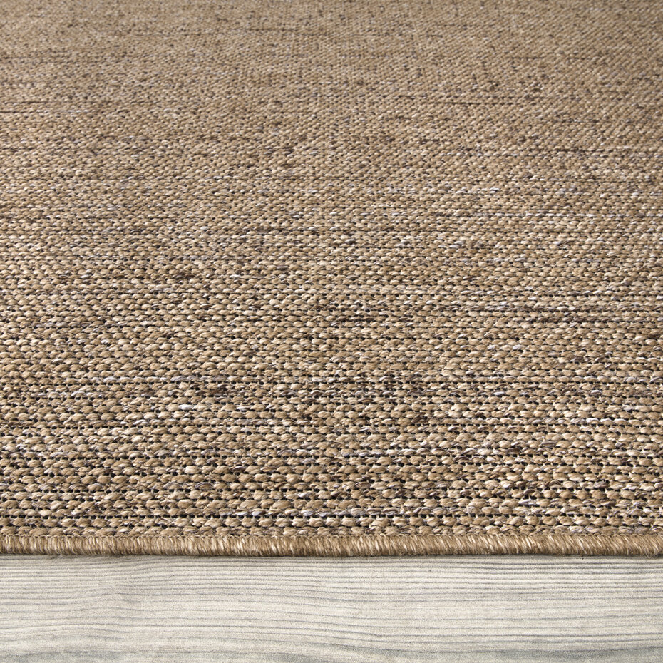 Jute buitenkleed - Aamber Naturel/Zwart