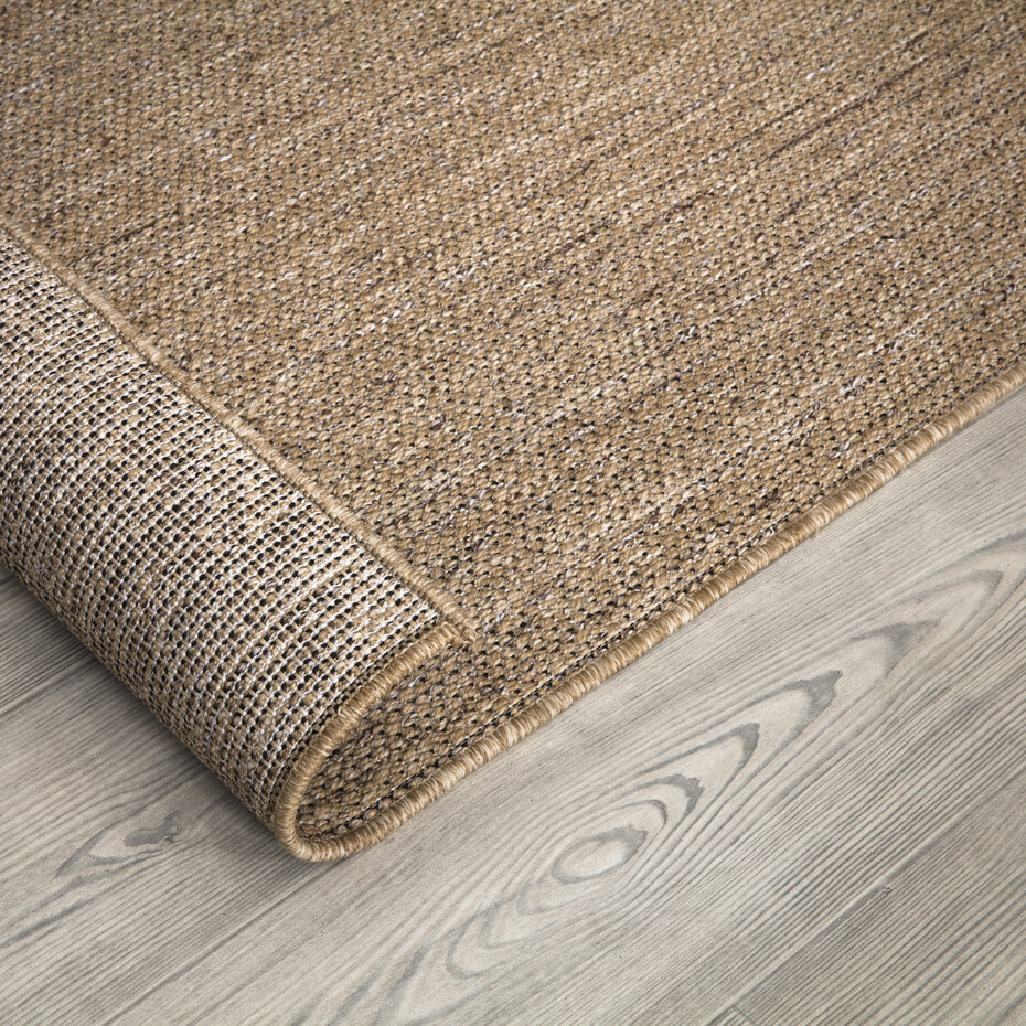Jute buitenkleed - Aamber Naturel/Zwart