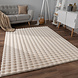 Zacht fluffy vloerkleed - Arinzo Bolletjes Crème Zacht fluffy vloerkleed - Arinzo Bolletjes Crème