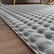 Zacht fluffy vloerkleed - Arinzo Bolletjes Grijs Zacht fluffy vloerkleed - Arinzo Bolletjes Grijs