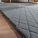 Zacht fluffy vloerkleed - Arinzo Geruit Antraciet Zacht fluffy vloerkleed - Arinzo Geruit Antraciet