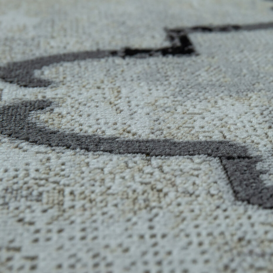 Binnen en Buitenkleed Artalli - Barok Design - Grijs