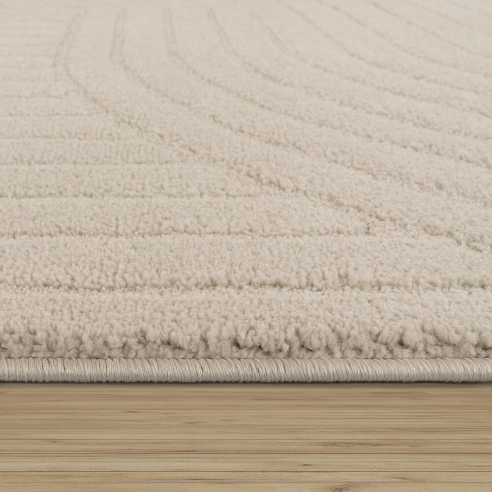 Modern vloerkleed – Aubela Japandi Crème Modern vloerkleed – Aubela Japandi Crème