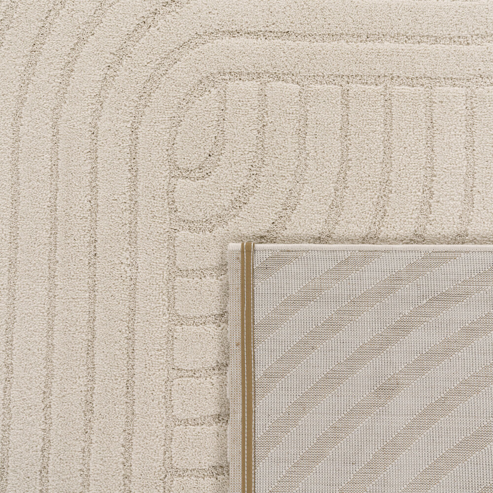 Modern vloerkleed – Aubela Japandi Crème Modern vloerkleed – Aubela Japandi Crème