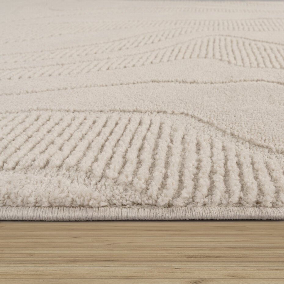 Modern vloerkleed – Aubela Flow Crème Modern vloerkleed – Aubela Flow Crème