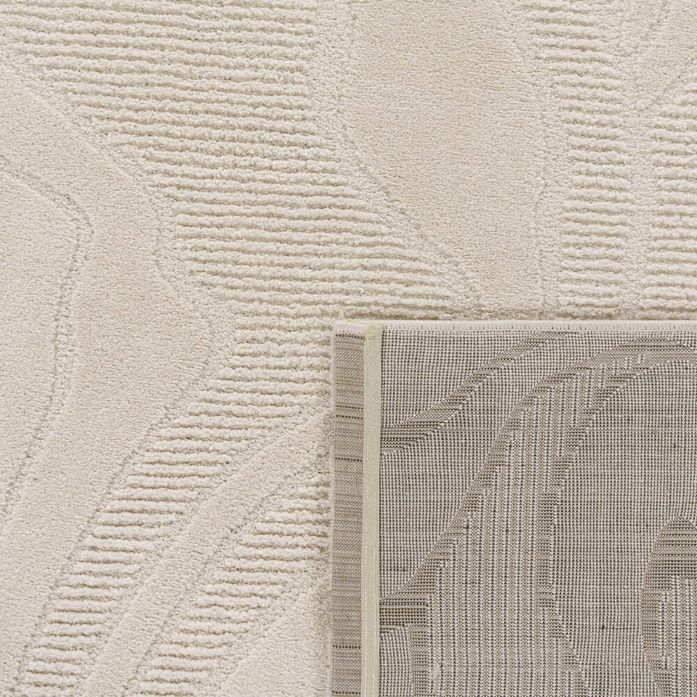 Modern vloerkleed – Aubela Flow Crème Modern vloerkleed – Aubela Flow Crème