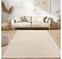 Modern vloerkleed – Aubela Circles Crème