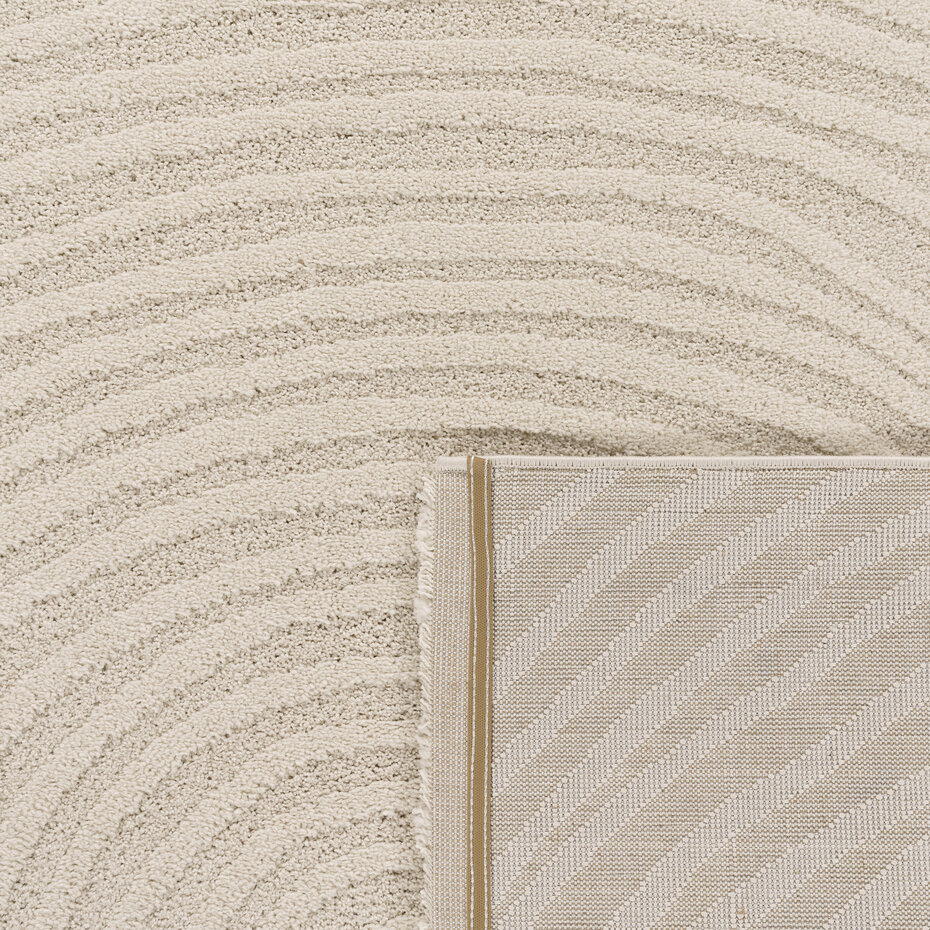 Modern vloerkleed – Aubela Circles Crème Modern vloerkleed – Aubela Circles Crème