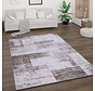 Laagpolig Vloerkleed Bareta - Modern - Geblokt - Beige