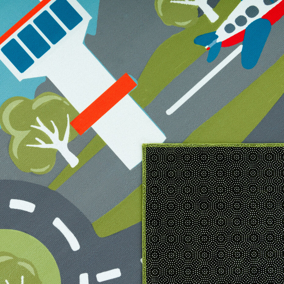 Auto speelkleed - Binola Stad Groen Auto speelkleed - Binola Stad Groen