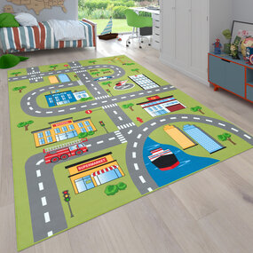 Kindervloerkleed - Binola Speelkleed Groen