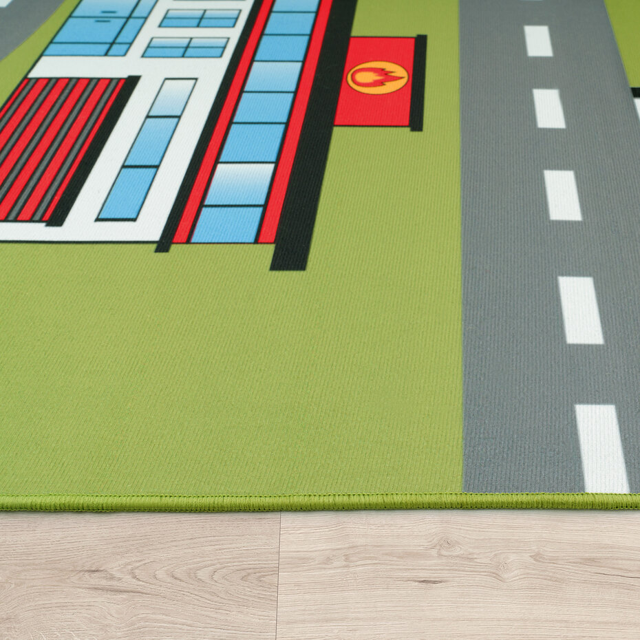 Kindervloerkleed - Binola Speelkleed Groen