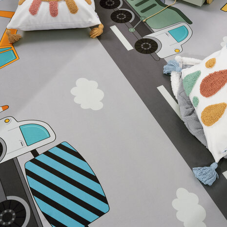 Speelkleed - Binola Bouwmachines Grijs