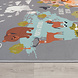 Kindervloerkleed - Binola Globe Grijs Kindervloerkleed - Binola Globe Grijs