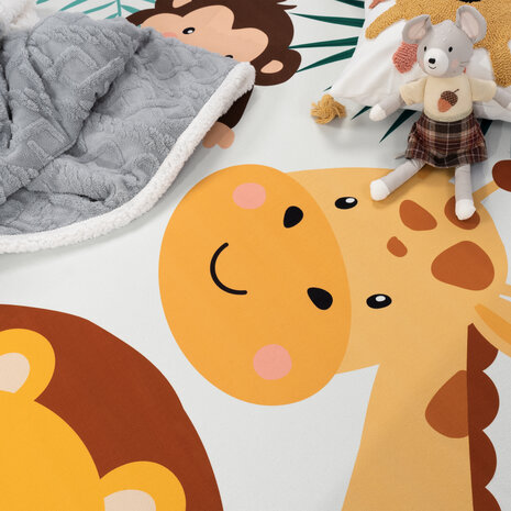 Kindervloerkleed - Binola Safari Kleurrijk