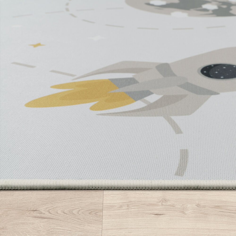 Kindervloerkleed - Binola Astronaut Crème Kindervloerkleed - Binola Astronaut Crème