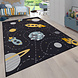 Kindervloerkleed - Binola Astronaut Zwart Kindervloerkleed - Binola Astronaut Zwart